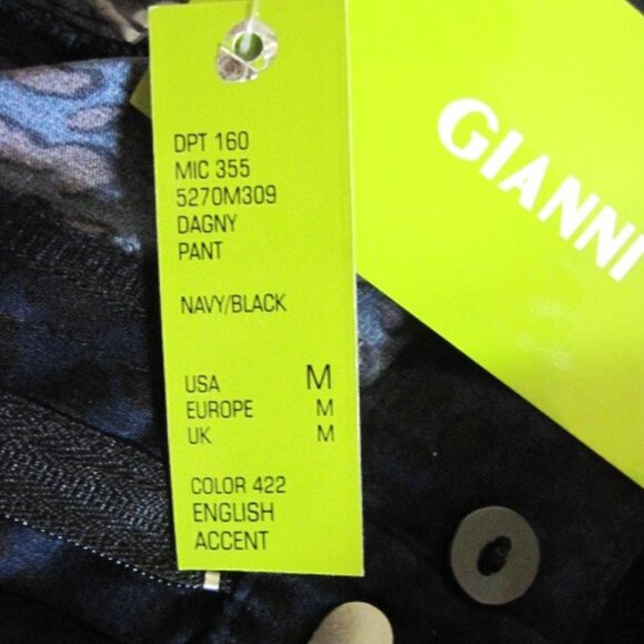 GIANNI BINI~Womens Size M~Dagny Pant~Silky Pant~Elastic Waist~Cropped~New/W/Tags - Picture 3 of 12